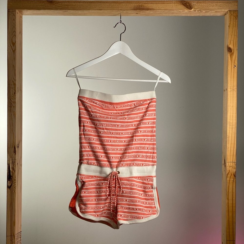 Juicy Couture strapless romper